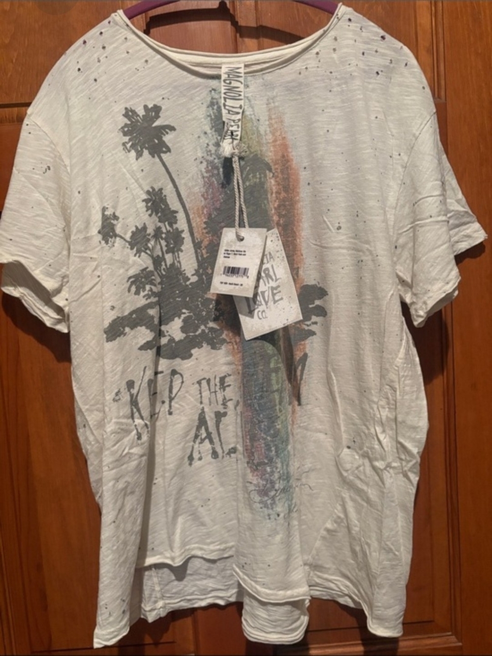 Magnolia Pearl "Keep the Dream Alive" Rainbow Tee (Style 952-Ozzy)